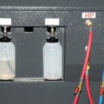 Bidon et flexibles centrales RF