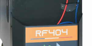 RF404 control unit storage bin