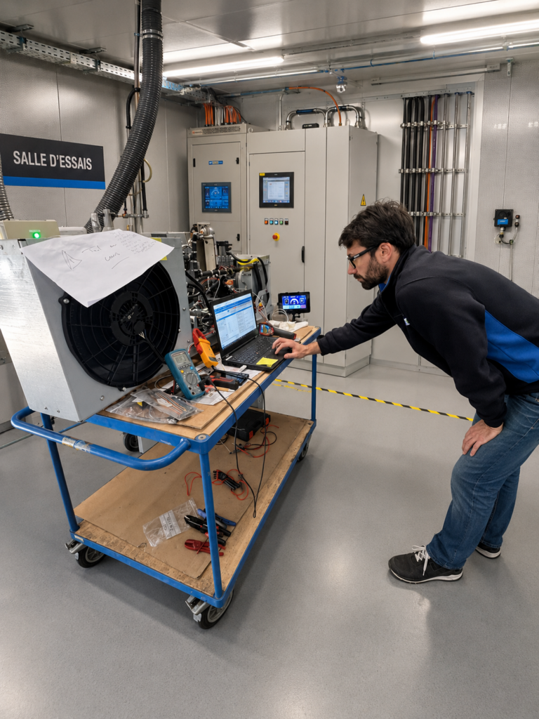 Test proto en laboratoire